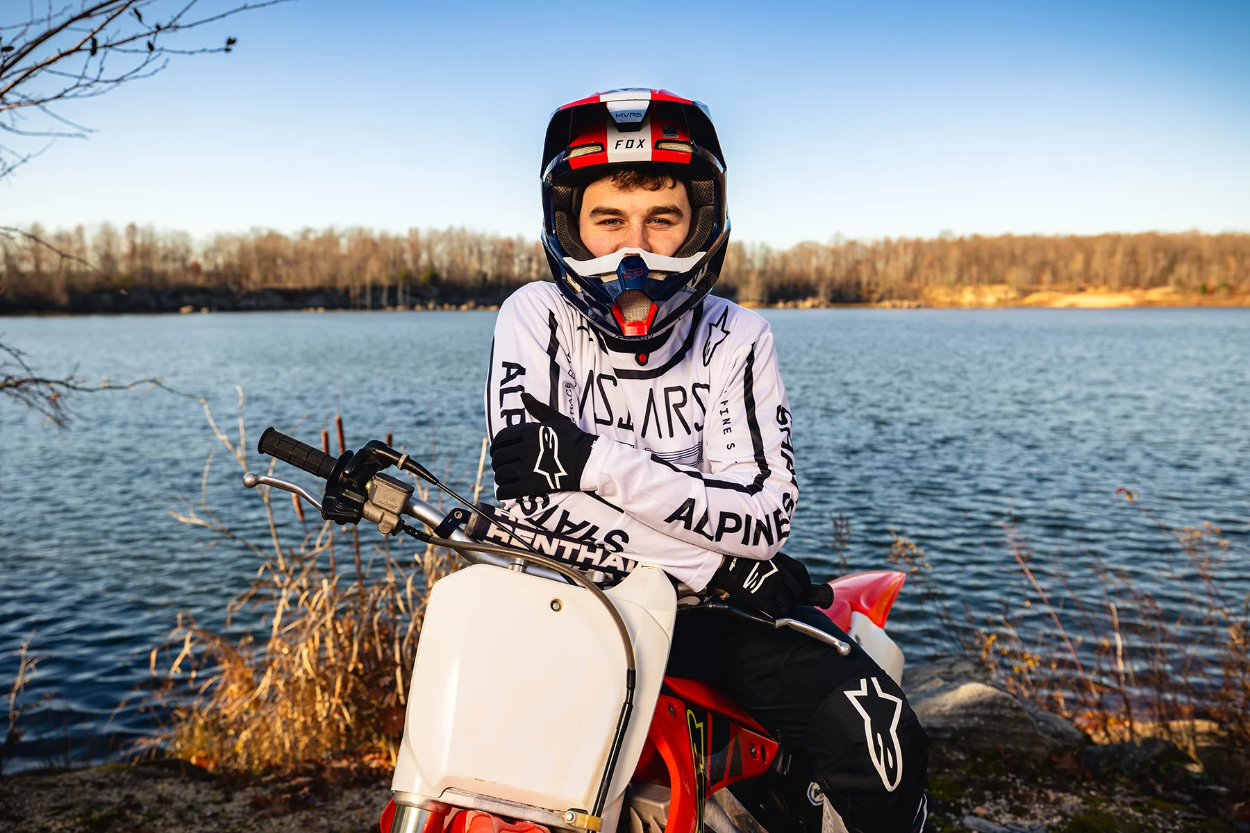 Andrew's Dirt Bike Sports Senior Portrait 2 | Garrettsville, Ohio | Scheall Productions
