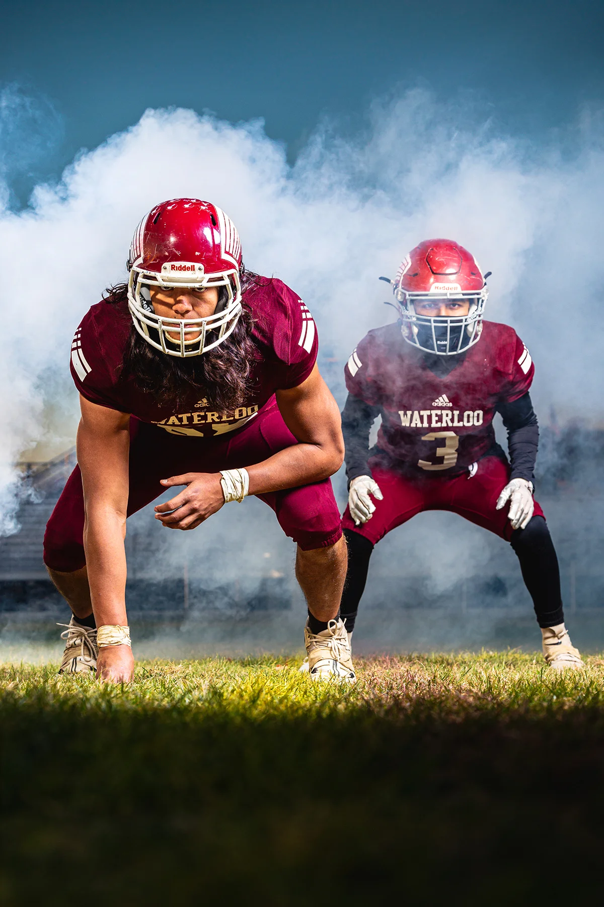 Austin and Alex's Football Sports Senior Photo 1 v3 - Scheall Productions
