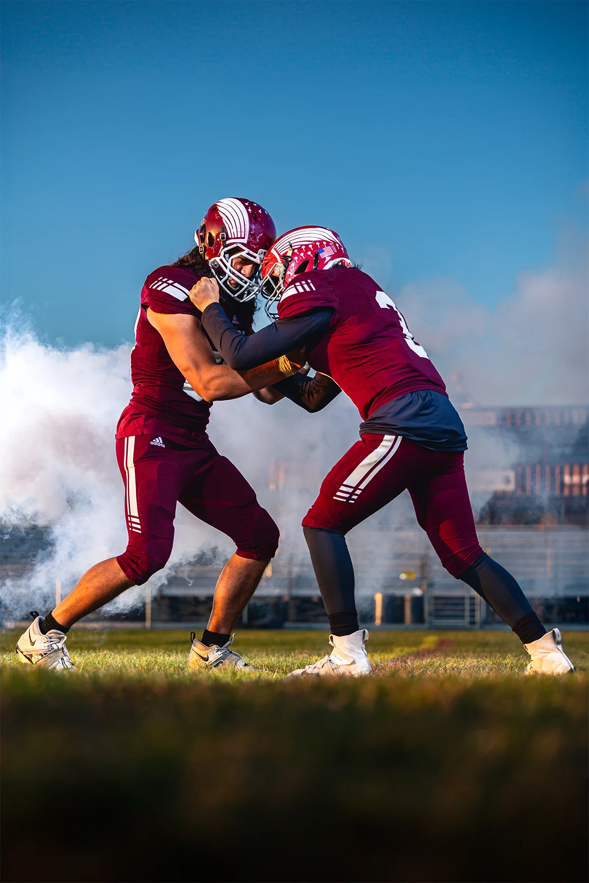 Austin and Alex's Football Sports Senior Photo 2 v3 - Scheall Productions